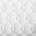 Dream On Me Goodnight Matelas de lit de bébé et de tout-petit en mousse ferme de 15,2 cm, format complet – Blanc – 50 unités