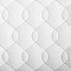 Dream On Me Goodnight Matelas de lit de bébé et de tout-petit en mousse ferme de 15,2 cm, format complet – Blanc – 50 unités
