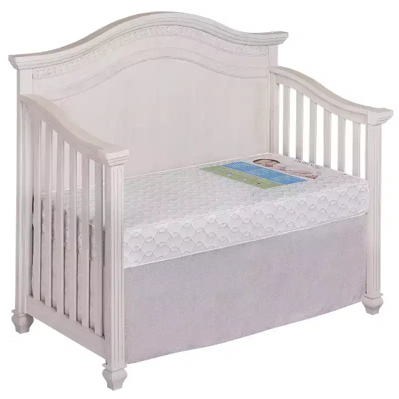Dream On Me Goodnight Matelas de lit de bébé et de tout-petit en mousse ferme de 15,2 cm, format complet – Blanc – 50 unités