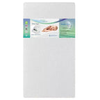 Matelas de berceau et de lit pour tout-petits Evolur Breath Flow Plus perméable à l'air : 2 étapes, sensation moelleuse, mousse haute densité, épaisseur de 15 cm
