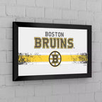 Miroir Encadré du Logo des Bruins de Boston de la LNH