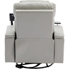Fauteuil inclinable motorisé de cinéma maison multifonctionnel pivotant à 270°