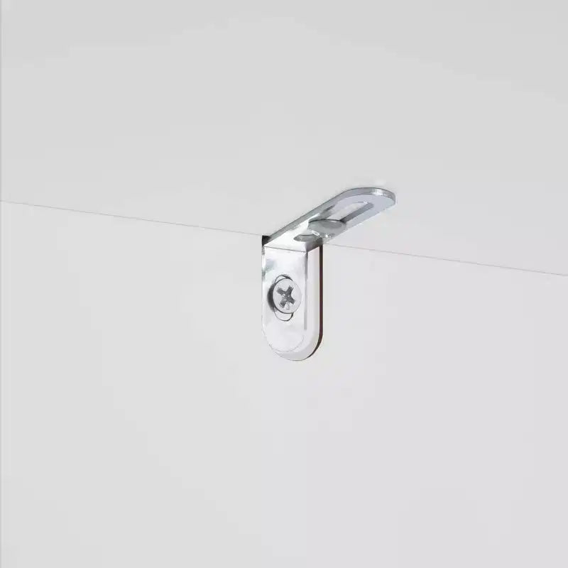 Meuble à Linge Double RiverRidge Ellsworth avec Poubelle Basculante et Sac de Rangement en Tissu Amovible - Blanc