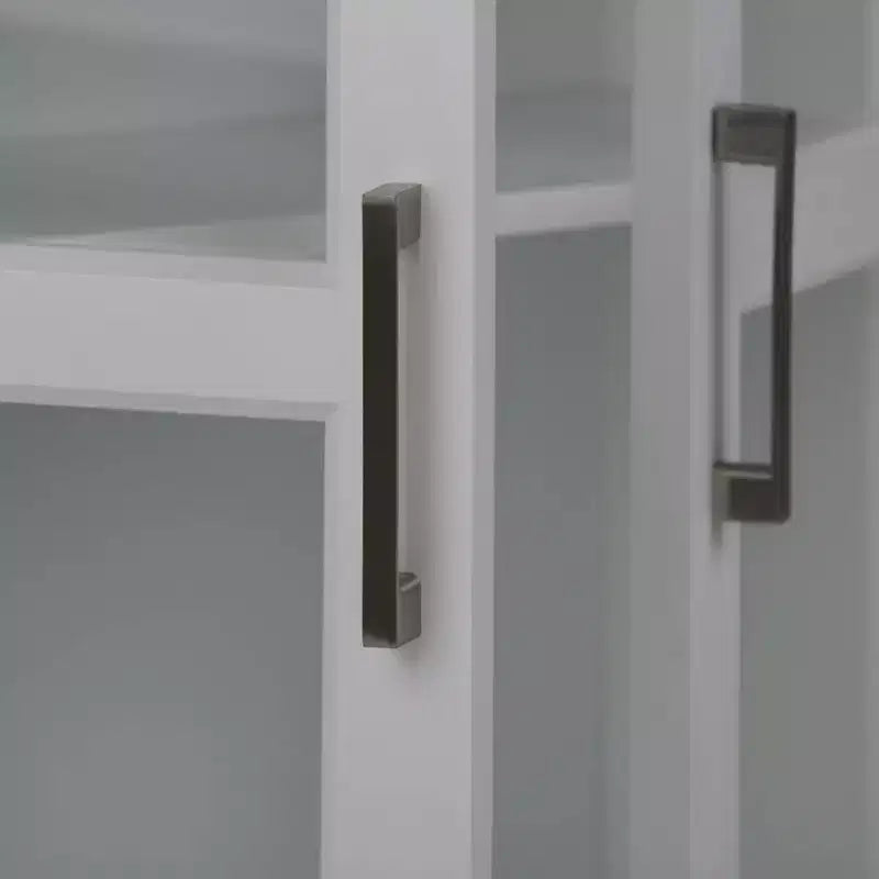 Armoire murale de salle de bain à deux portes Hayes avec niches blanches - WyndenHall