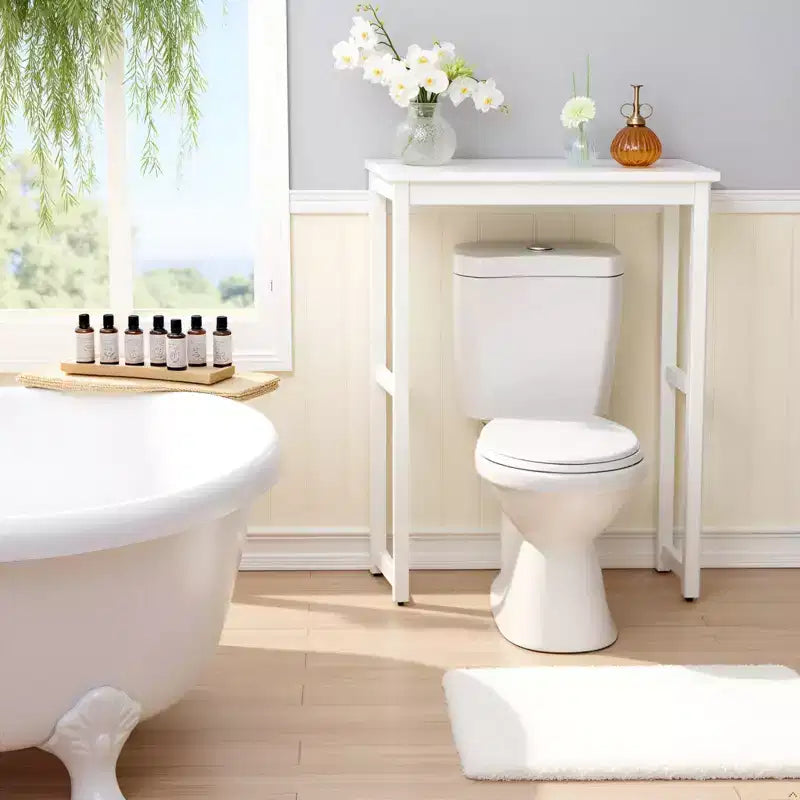 Étagère de toilettes Dorset blanche - Meubles Alaterre