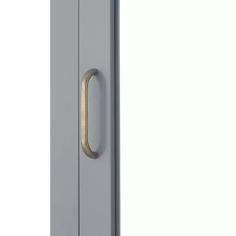 Armoire à pharmacie moderne mi-siècle en bois Mercer Gris - Elegant Home Fashions