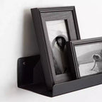 Kate & Laurel All Things Decor Étagère murale moderne en métal Mezzo de 91,4 cm, noire : à fixer au mur, aucun assemblage requis