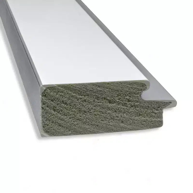 Miroir mural Eva blanc argenté 32" x 32" sans biseau - Amanti Art : Carré moderne, quincaillerie de montage incluse