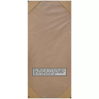 Miroir pleine longueur de 28" x 64" avec cadre en forme de coin pour poser au sol/s'appuyer, blanc - Amanti Art : style moderne, cadre en polystyrène, fixation murale