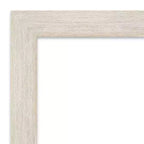 Miroir pleine longueur de 48,26 cm x 134,62 cm avec cadre en bois dur blanc à suspendre à la porte - Amanti Art : À suspendre à la porte, Corps, Aucun assemblage requis