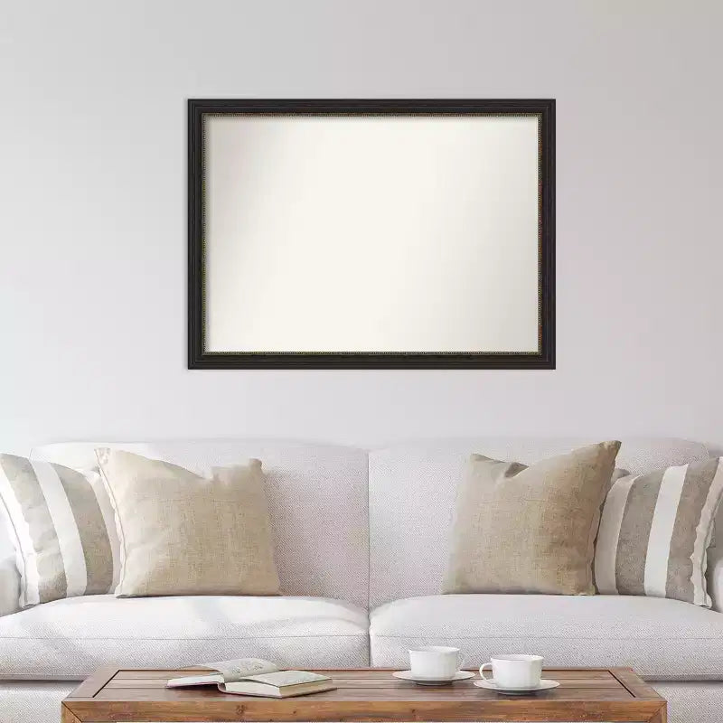 Miroir mural étroit en bronze non biseauté 42 po x 31 po - Amanti Art