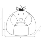 Fauteuil déhoussable en forme de licorne pour enfant - Pillowfort™