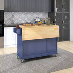 Chariot de cuisine moderne Whisen, chariot de cuisine avec étagères et tiroirs