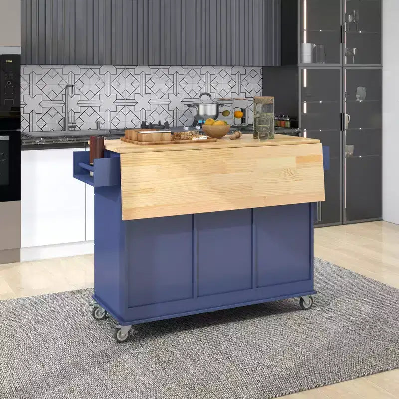 Chariot de cuisine moderne Whisen, chariot de cuisine avec étagères et tiroirs