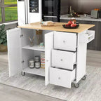 Chariot de cuisine moderne Whisen, chariot de cuisine avec étagères et tiroirs