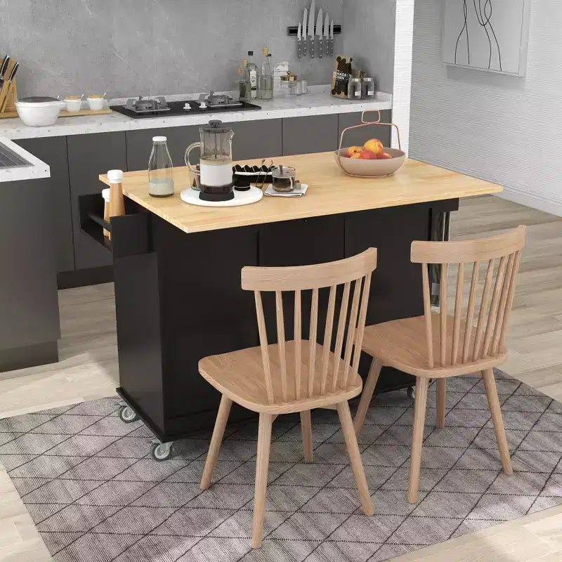 Chariot de cuisine moderne Whisen, chariot de cuisine avec étagères et tiroirs