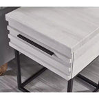 Table d'appoint de rangement contemporaine Celestial de Roundhill Furniture