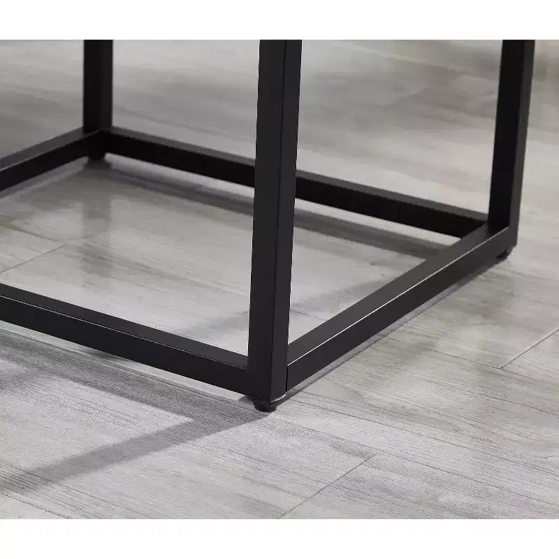 Table d'appoint de rangement contemporaine Celestial de Roundhill Furniture