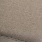 Banc rembourré Roundhill Furniture Breda avec clous décoratifs, finition gris antique
