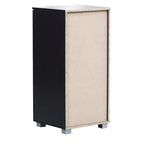 Kings Brand Furniture - Meuble de rangement d'appoint avec porte vitrée pour salon, chambre, cuisine, bureau et entrée