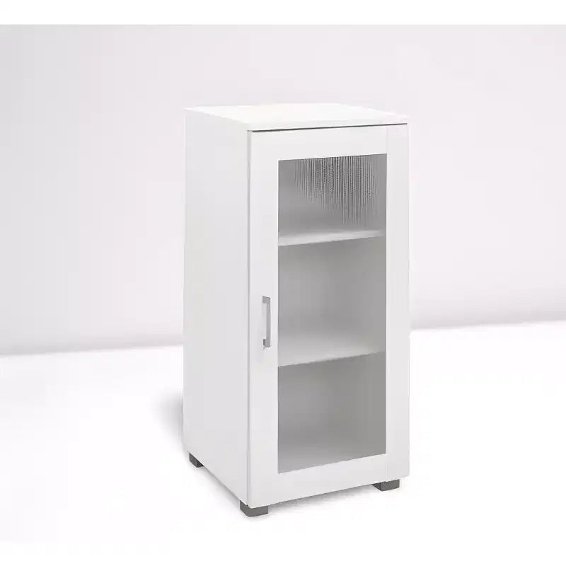Kings Brand Furniture - Meuble de rangement d'appoint avec porte vitrée pour salon, chambre, cuisine, bureau et entrée