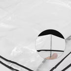 Unique Bargains Housses à vêtements transparentes en PEVA