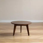 Table basse Mayeerty avec étagère Plateau en bois massif Table basse