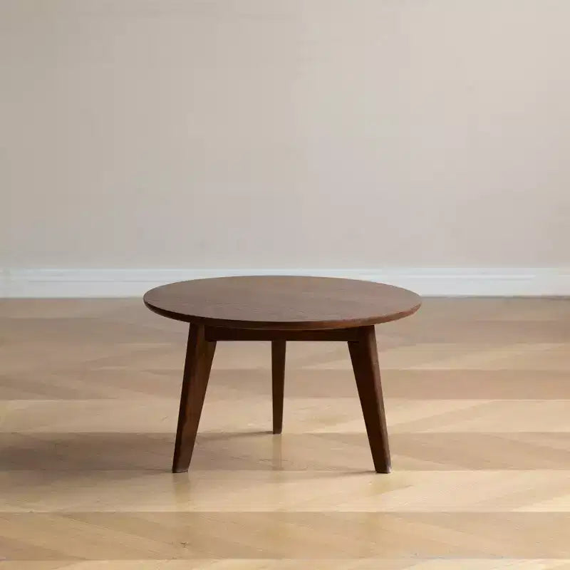 Table basse Mayeerty avec étagère Plateau en bois massif Table basse