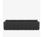 Canapé-lit modulaire Belffin Weave avec rangement (8 places + 6 côtés)