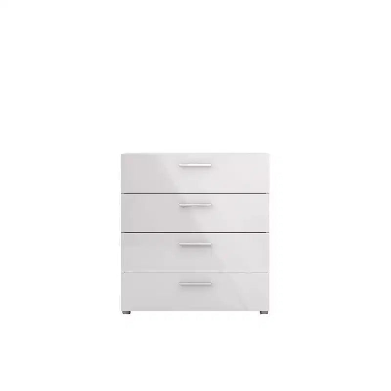 HomeStock 6.57 in.H Particle Board Vertical Dressers with 4 - Drawers in Beige Finish