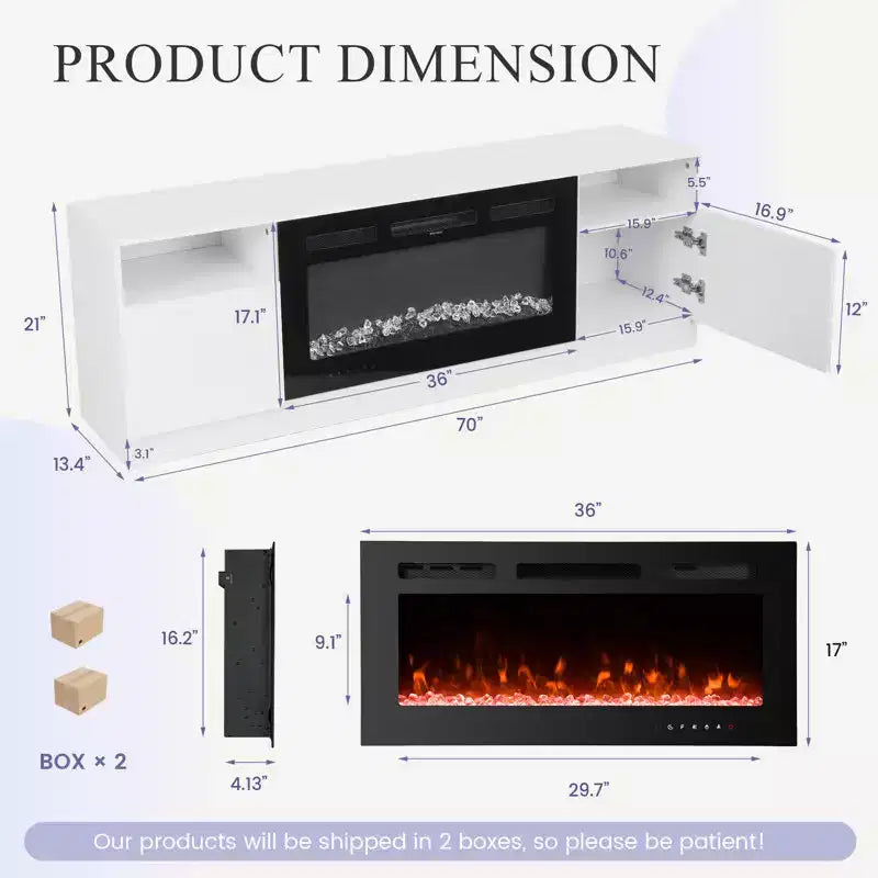 Meuble TV EROMMY 70''