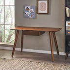 Christopher Knight Home Lombok Bureau informatique polyvalent en bois avec 1 tiroir, Noyer