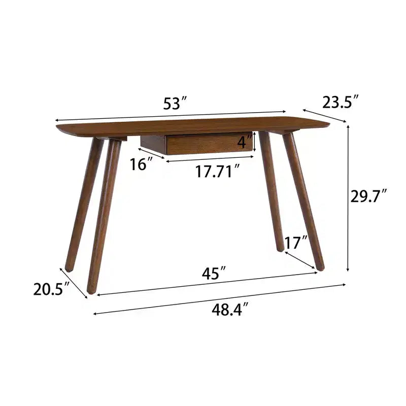 Christopher Knight Home Lombok Bureau informatique polyvalent en bois avec 1 tiroir, Noyer