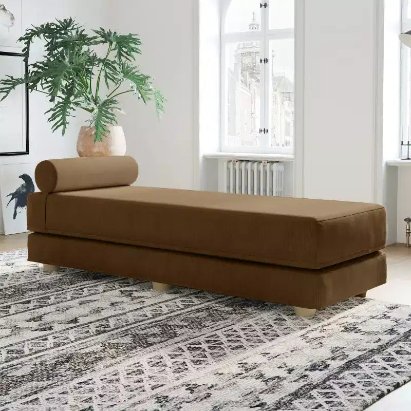 Jaxx Alon Canapé-lit / Lit escamotable grand lit (Queen) – Microvelours