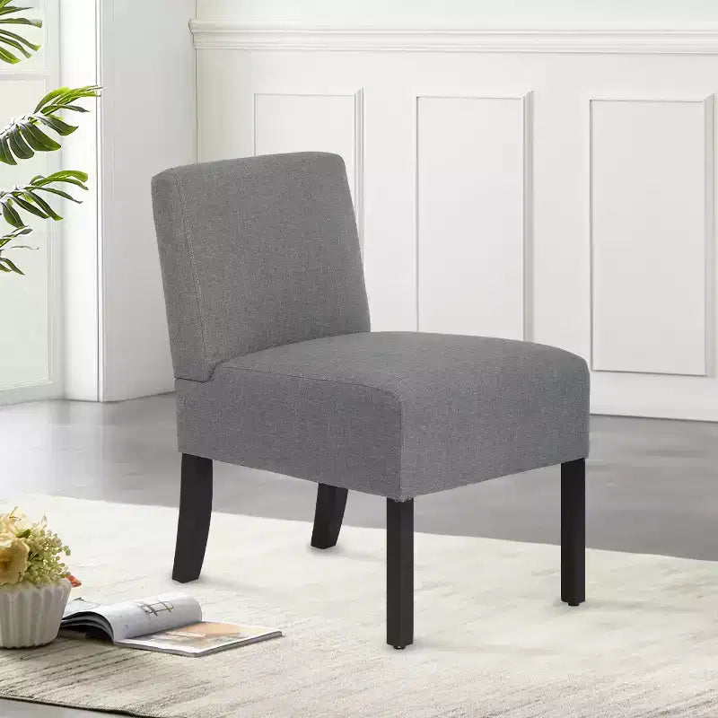 Chaise de salle à manger/d'appoint BestMassage avec cadre en bois massif et design élégant