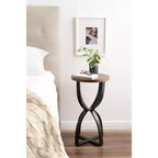 Table d'appoint ronde Kate and Laurel Ullot