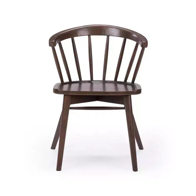 Lot de 2 chaises de salle à manger Plank+Beam, chaise de cuisine en bois massif