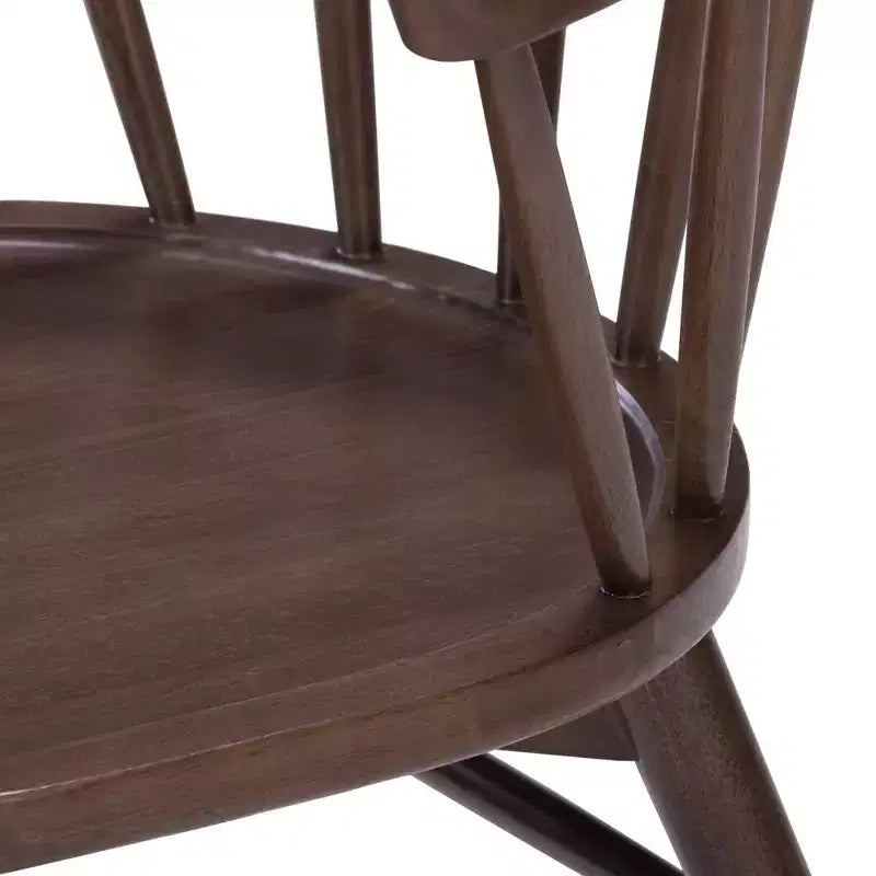Lot de 2 chaises de salle à manger Plank+Beam, chaise de cuisine en bois massif