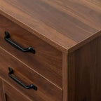CLIHOME Buffet 3 Portes en Bois Moderne, Desserte d'Entrée, Console de Salle à Manger