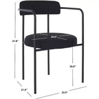 Chaise de salle à manger Andrean (lot de 2) - DCH3901 - Safavieh