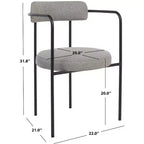 Chaise de salle à manger Andrean (lot de 2) - DCH3901 - Safavieh