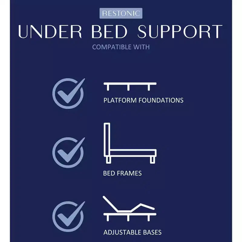 Matelas en mousse à mémoire de forme gel Christopher Knight Home Restonic 14 po avec surmatelas Euro Top Doux