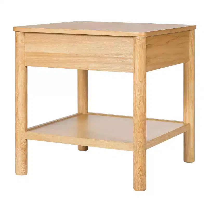TABLE DE CHEVET K/D À 1 TIROIR, COULEUR NATURELLE