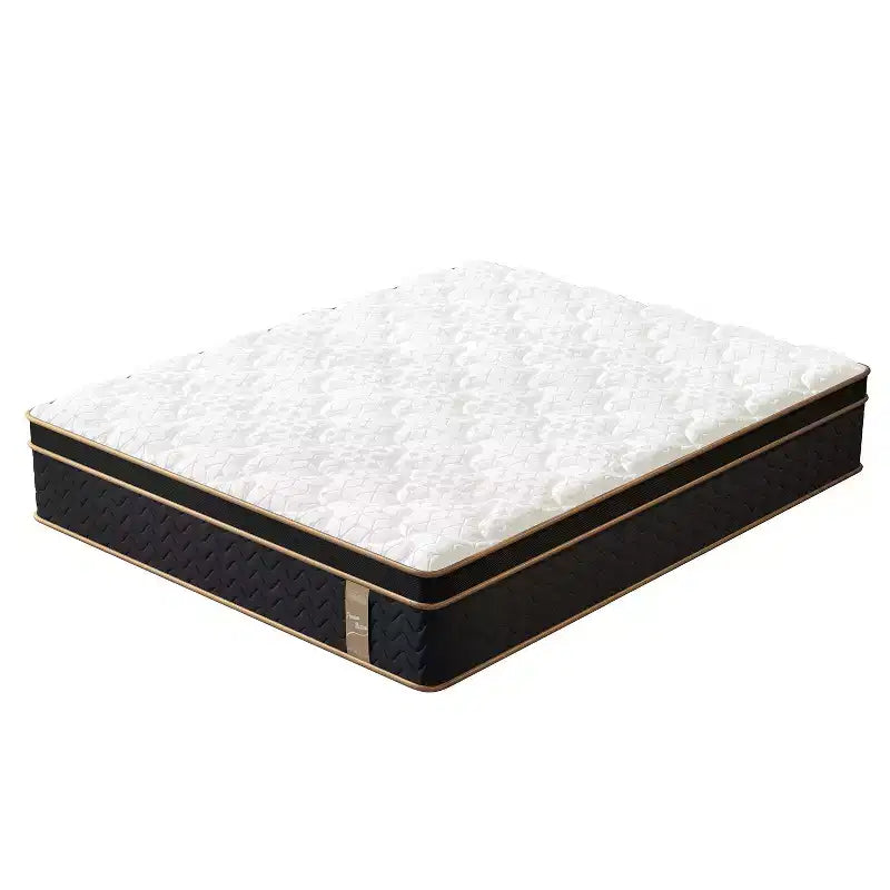10 King Plush Hybrid Mattresses with Independently Encased Coils and Gel Memory Foam Fiberglass-Free