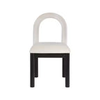 Meridian Furniture, Chaise de salle à manger en velours Conrad