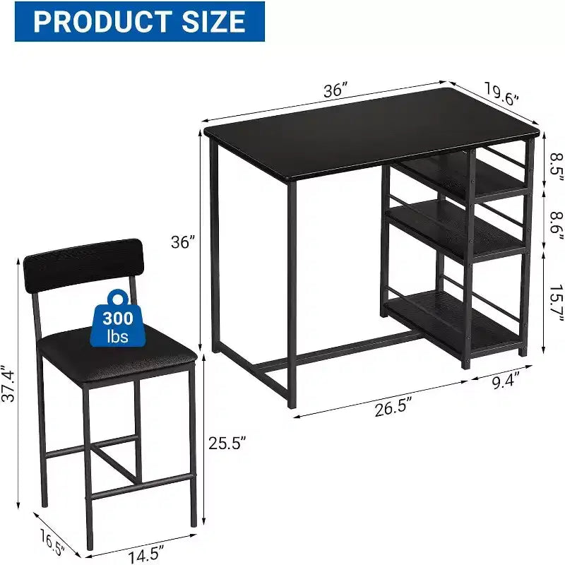 Lot de tabourets de bar, tabourets de bar rembourrés avec pieds en métal, repose-pieds et dossier, assise en PU, chaises hauteur cuisine