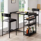 Lot de tabourets de bar, tabourets de bar rembourrés avec pieds en métal, repose-pieds et dossier, assise en PU, chaises hauteur cuisine