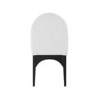 Meridian Furniture, Chaise de salle à manger Waldorf en tissu bouclé