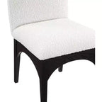 Meridian Furniture, Chaise de salle à manger Waldorf en tissu bouclé