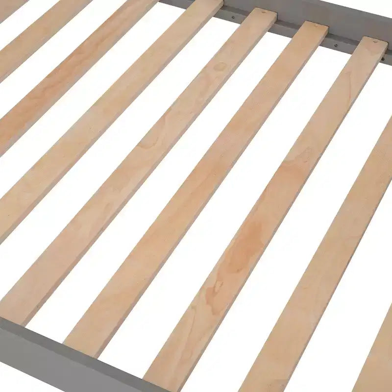 Lit superposé jumeau sur jumeau avec escalier, rangement et barrière de sécurité pour chambre à coucher, dortoir, couleur blanche